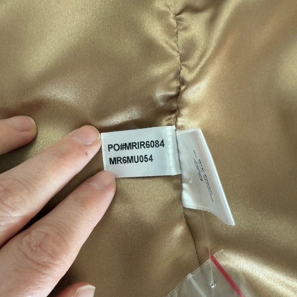 Marvin Richards Tan Trench Coat with Fur Collar - Picture 7 of 11